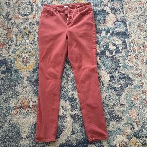Red jeans